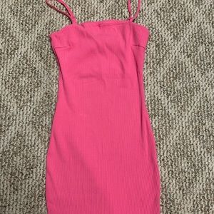 Hot Pink Mini Dress